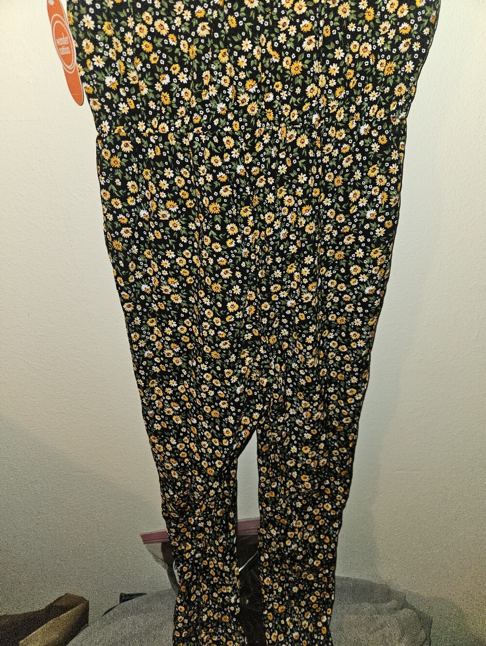 Wonder Nation Girls Floral Print Jumpsuit Size 14-16 - Picture 10 of 11